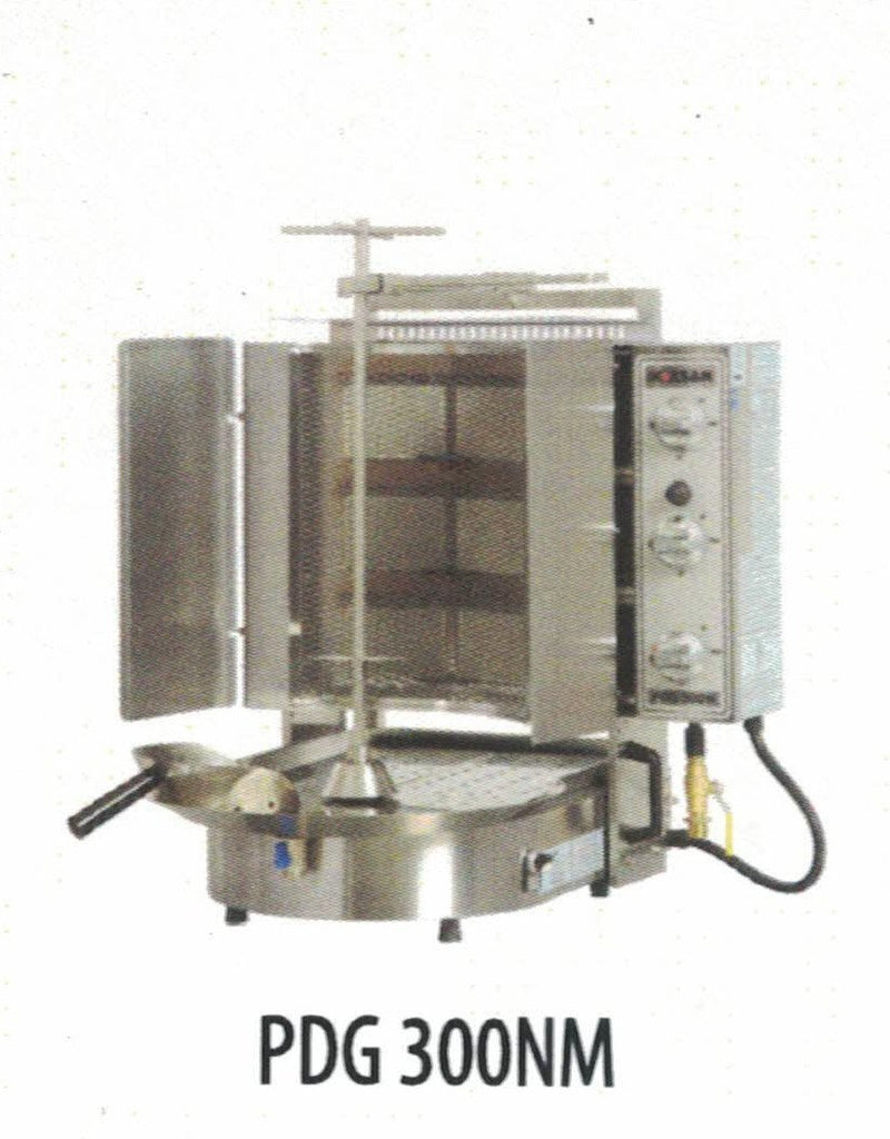 NASKONIX Gas Gyro Machine, 6-Burner, Wire Mesh PDG300NM