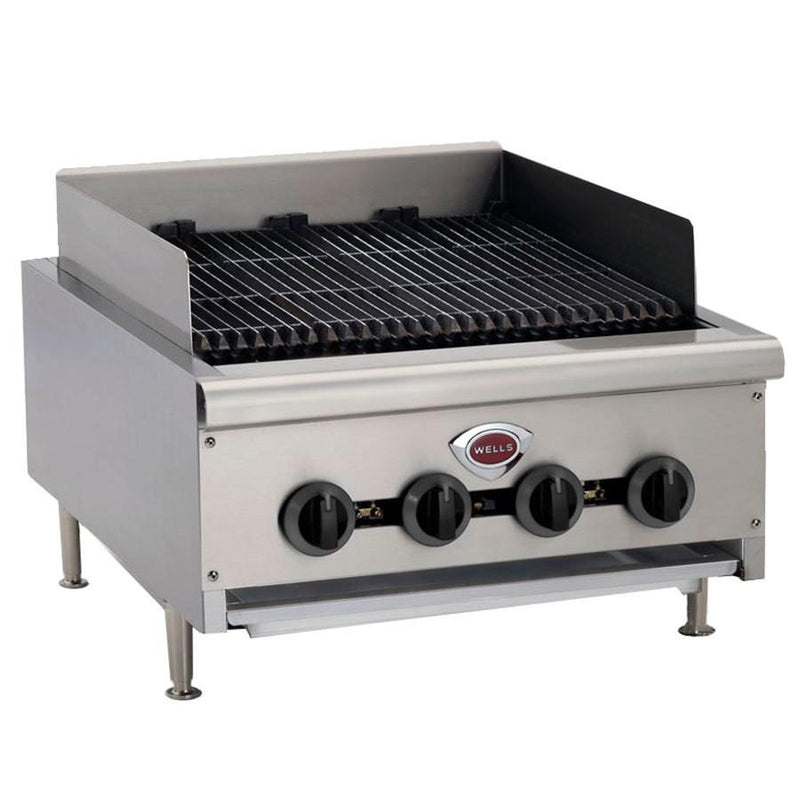 Wells HDCB2430 24" Charbroiled Gas Countertop Radiant