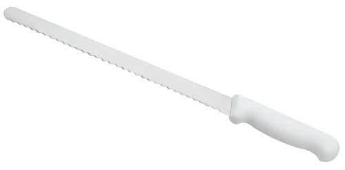 Winco KWH-11 12" Bread Knife with Easy Grip Plastic Handle