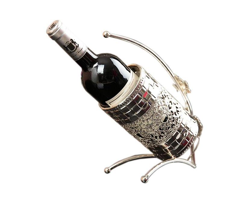 [Chevalier] silvered Elegant Wine Rack Storage Organizer Display Holder