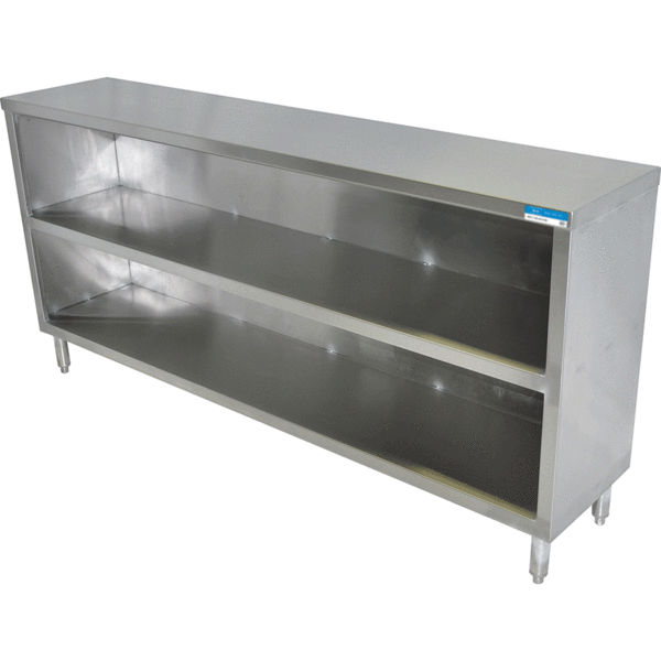 BK Resources BKDC-1560 60'' Stainless Steel Dish Cabinet