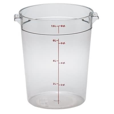 Cambro RFSCW8 8 Qt Round Container