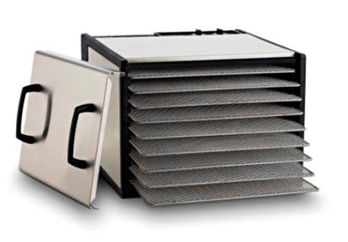 Excalibur 9-Tray Outer Case Stainless Steel w/Stainless Steel Trays