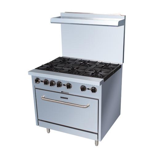 Adcraft GR-36/NG 36" Gas Range with 6 Burners