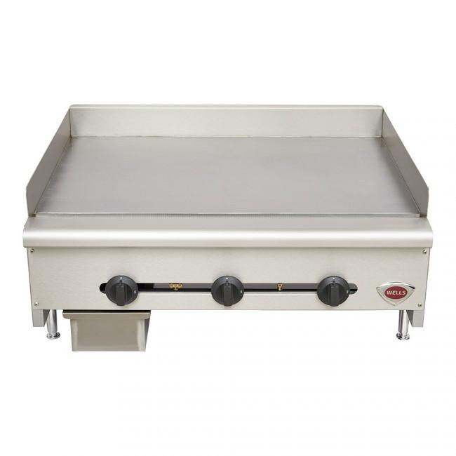 Wells HDG2430 24" Griddle Gas Countertop Natural Gas or Liquid Propane