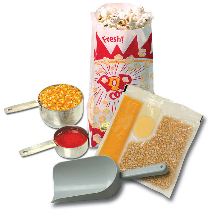 Winco 45004 Popcorn Starter Kit for 4 oz Poppers