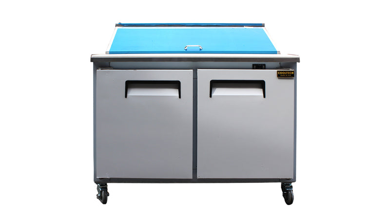 Cooltech Refrigerated 2-Door Sandwich Prep Table 48"