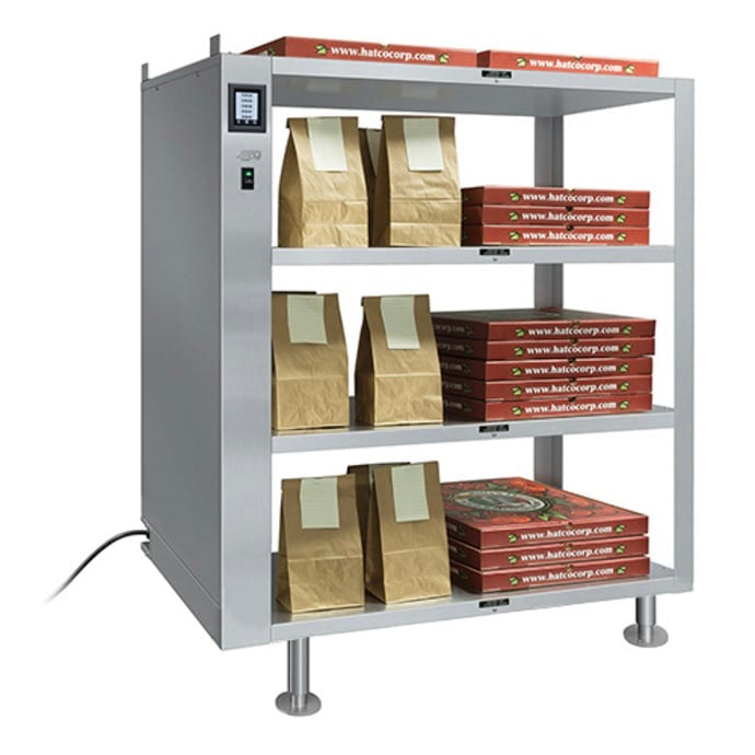 Hatco GRS2G-3920-4 43" Self Service Countertop Heated Holding Shelf - (4) Shelves, 120v