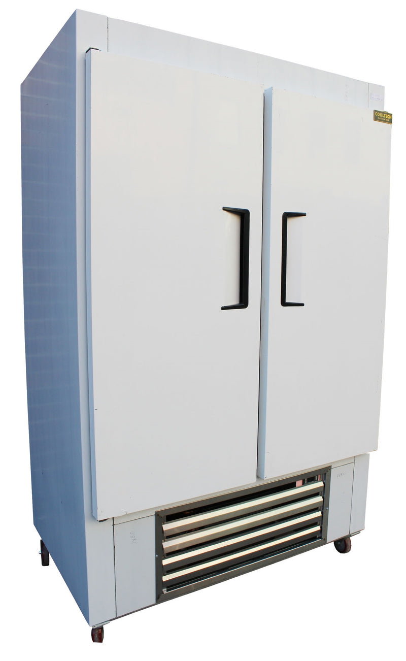 Cooltech Stainless Steel 2-Door Reach-In Upright Freezer 54"
