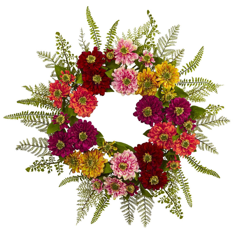 Mixed Flower Wreath