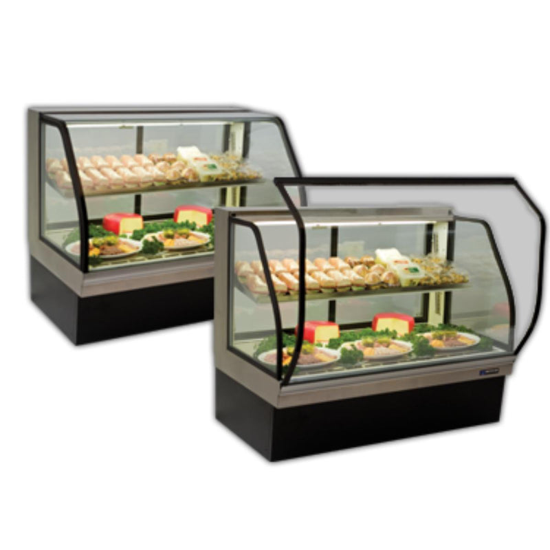 Master-Bilt CGD-50 50 inch Curved Glass Refrigerated Deli Display Case - 20.8 Cu. Ft.