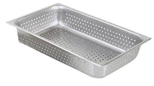 Adcraft PP-200F4 SS Perforated Pan Full Size - 4" Deep
