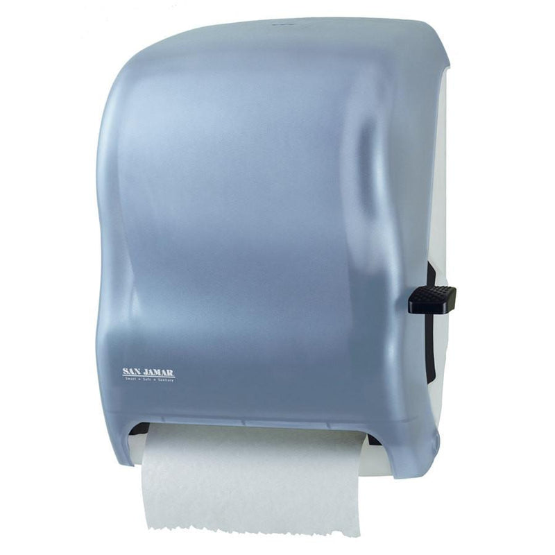 San Jamar T1100TBL Classic Lever Roll Towel Dispenser - Arctic Blue