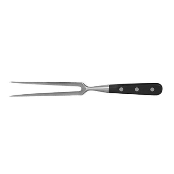 Winco KFP-71 7" Forged Carbon Steel Carving Fork with POM Handle