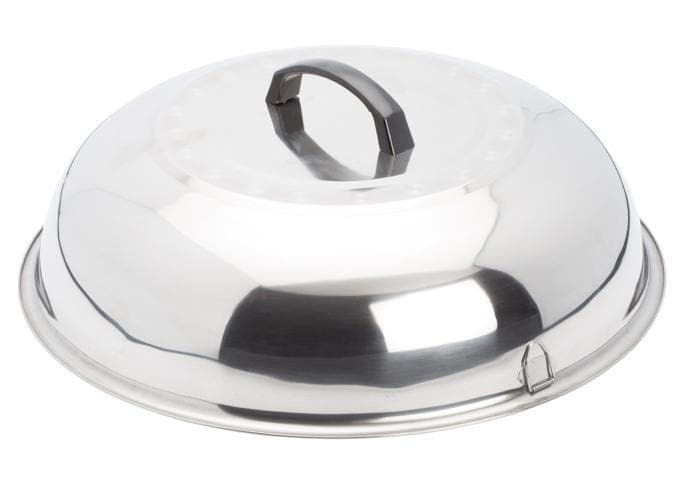 Winco 15" Stainless Steel Wok Cover