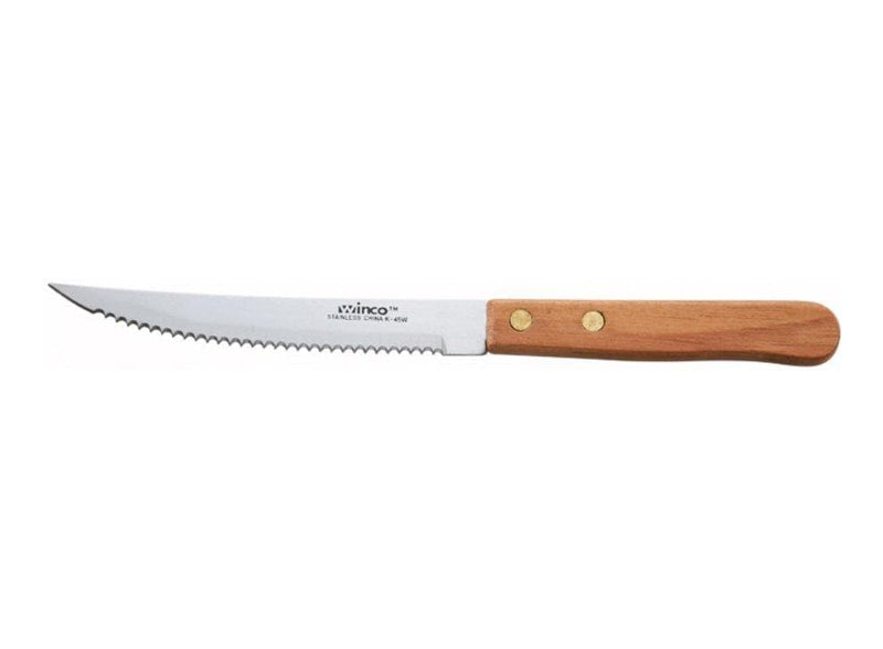 Winco 4 1/2" Blade Steak Knives (Set of 12)