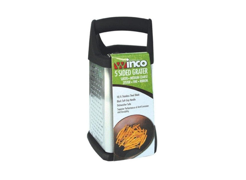 Winco 5 Sided Ergonomic Box Grater
