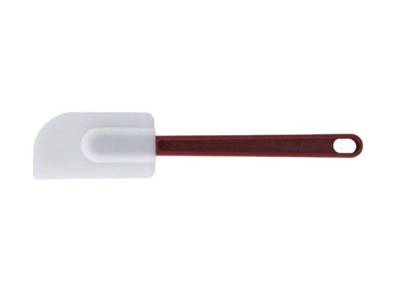 Winco Flat Blade Heat Resistant Silicone Spatula Scraper - Various Sizes