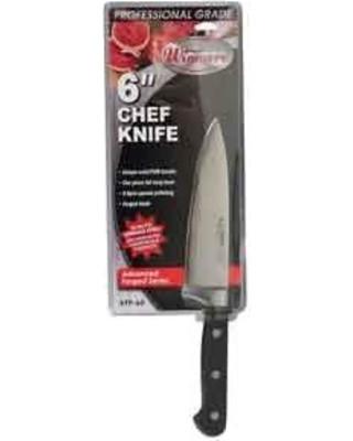 Winco KFP-60 6" Forged Carbon Steel Chef Knife with POM Handle