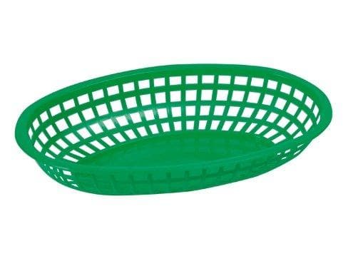 Winco Large Oval Fast Food Basket (Pack of 12)