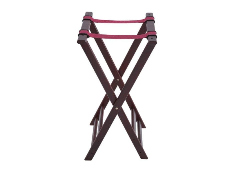 Winco Mahogany Folding Tray Stand