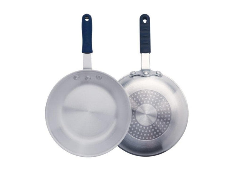 Winco Natural Finish Aluminum Fry Pans - Various Sizes