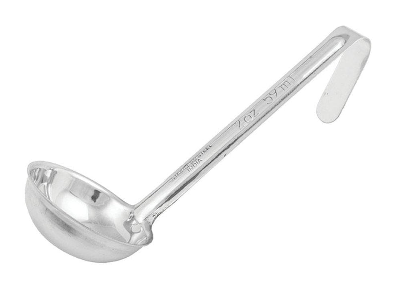 Winco One-Piece Stainless Steel Ladle With 6″ Handle - Various Sizes