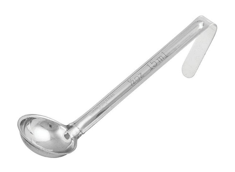 Winco One-Piece Stainless Steel Ladle With 6″ Handle - Various Sizes