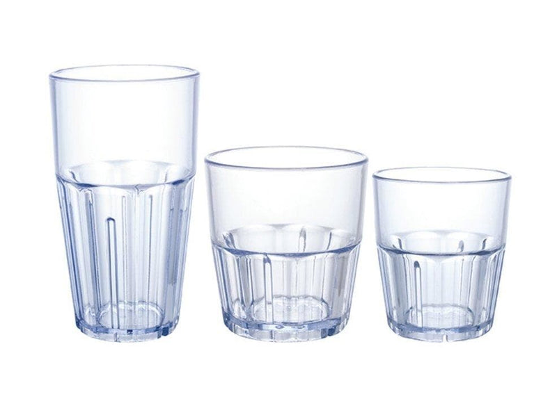 Winco Plastic Havana Tumbler (Pack of 12) - Various Sizes