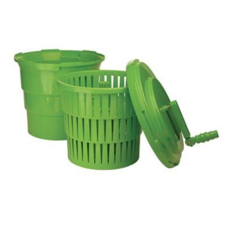Winco PLSP-5 Barrel Style 5 Gallon Salad Spinner/Dryer - Various Colours