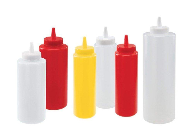 Winco Regular Squeeze Bottles (Pack of 6) - Various Sizes