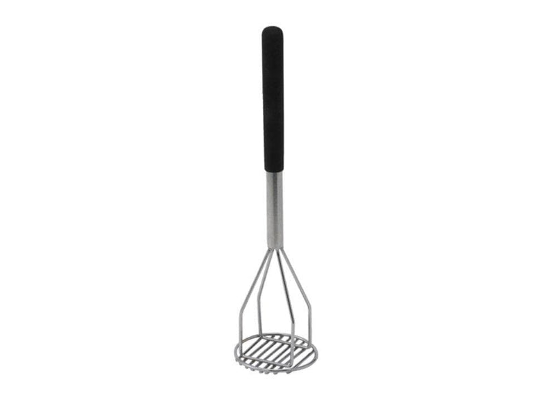 Winco Round Potato Masher With Plastic Handle - Various Sizes