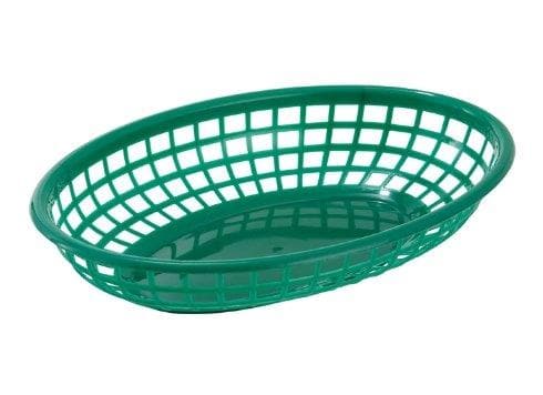 Winco Small Oval Fast Food Basket (Pack of 12) - Various Colours