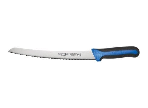 Winco Sof-Tek™ 9 1/2″ Bread Knife, Curved, Wavy Edge