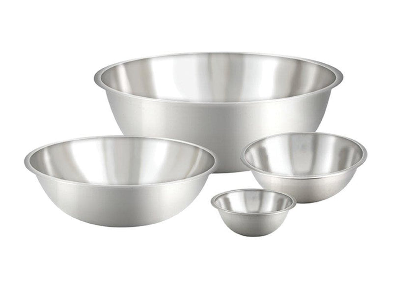 Winco Stainless Steel Economy Mixing Bowl - Various Sizes