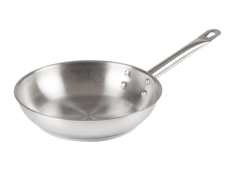 Winco Stainless Steel Fry Pan - Various Sizes