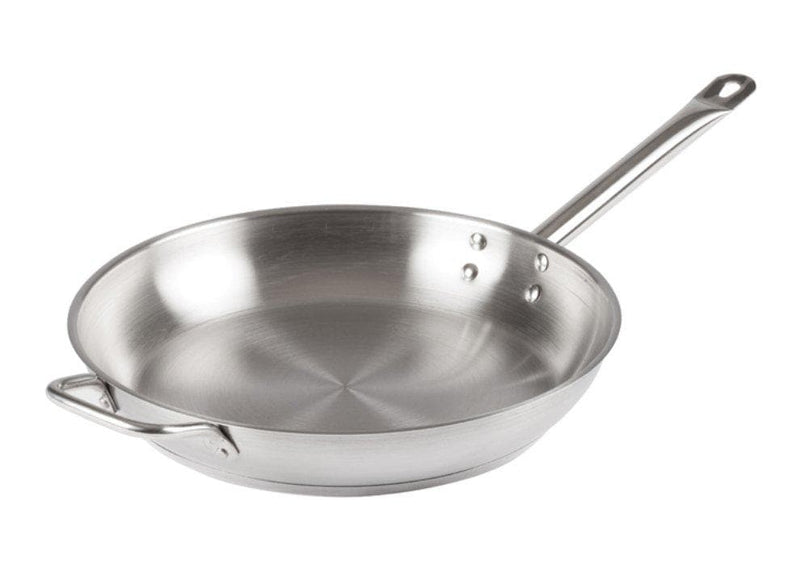 Winco Stainless Steel Fry Pan - Various Sizes