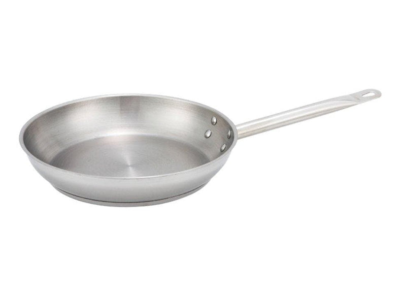 Winco Stainless Steel Fry Pan - Various Sizes