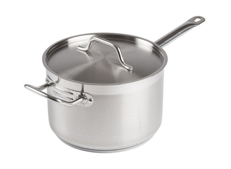 Winco Stainless Steel Sauce Pan With Cover - Various Sizes