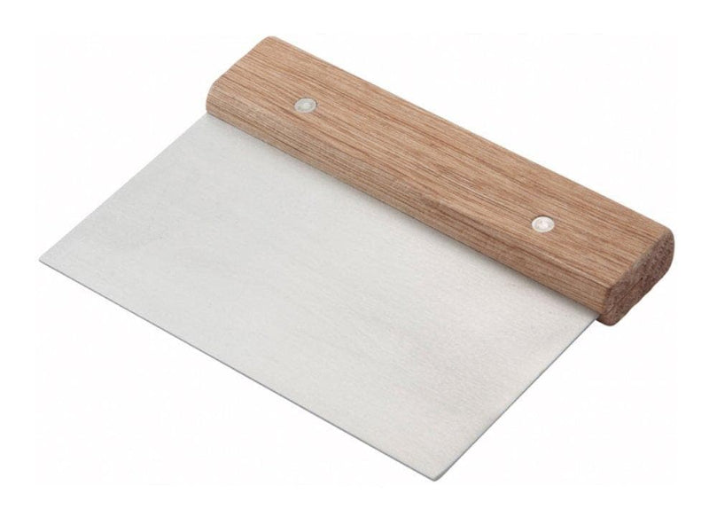 Winco Stainless Steel Scraper With Wooden Handle