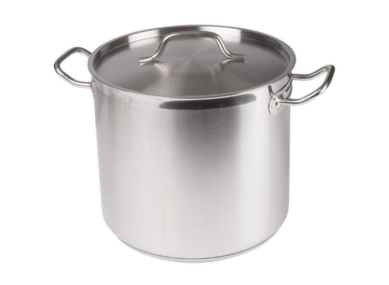 Winco Stainless Steel Stock Pot With Cover - Various Sizes