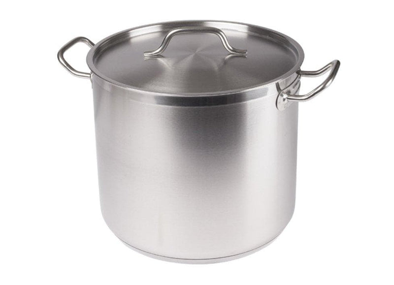 Winco Stainless Steel Stock Pot With Cover - Various Sizes