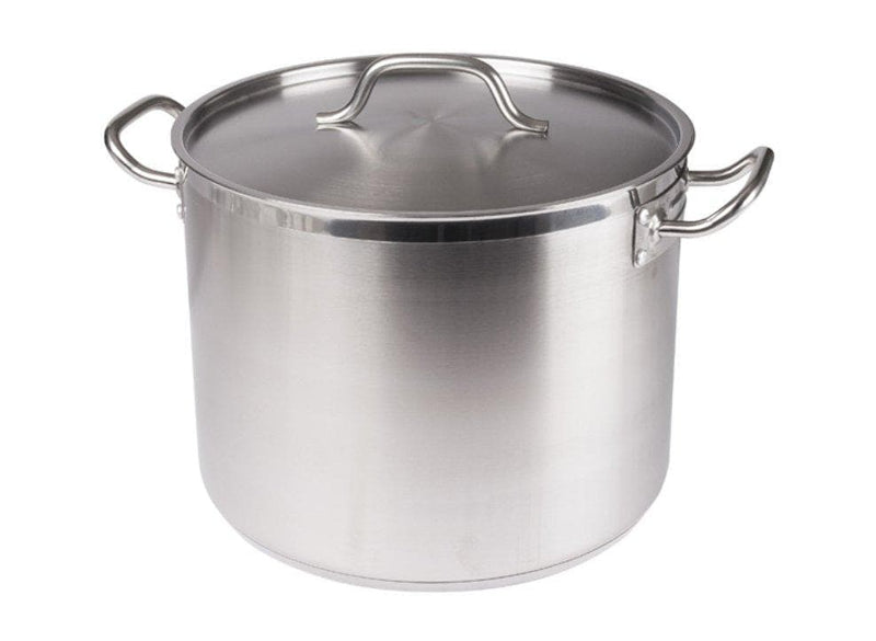 Winco Stainless Steel Stock Pot With Cover - Various Sizes