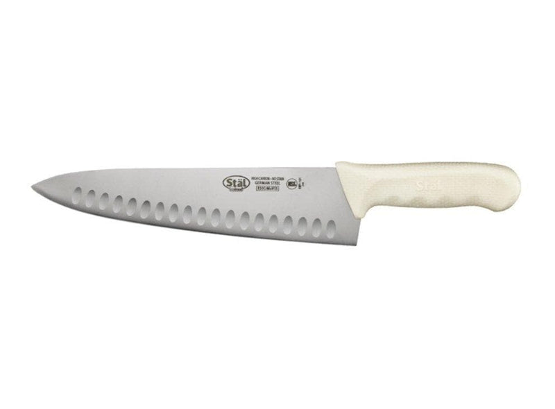 Winco Stäl 10″ Chef’s Knife, Hollow Ground