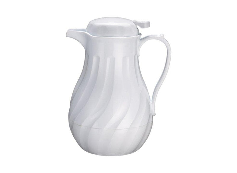 Winco Swirl Pattern Push Button Isolated Beverage Server - Various Sizes