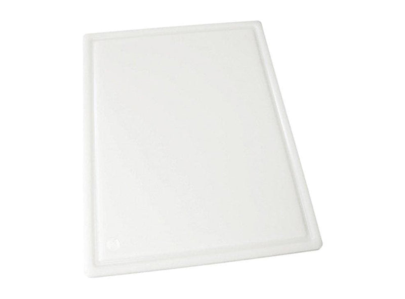 Winco White Grooved Cutting Board - Various Sizes
