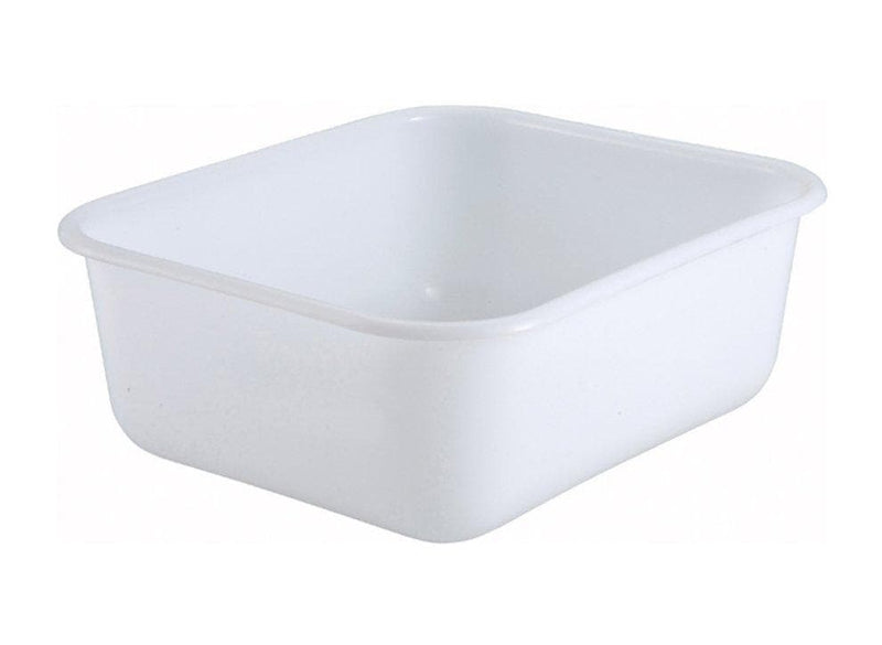 Winco White Polypropylene Mini Bin And Cover - Sold Separately