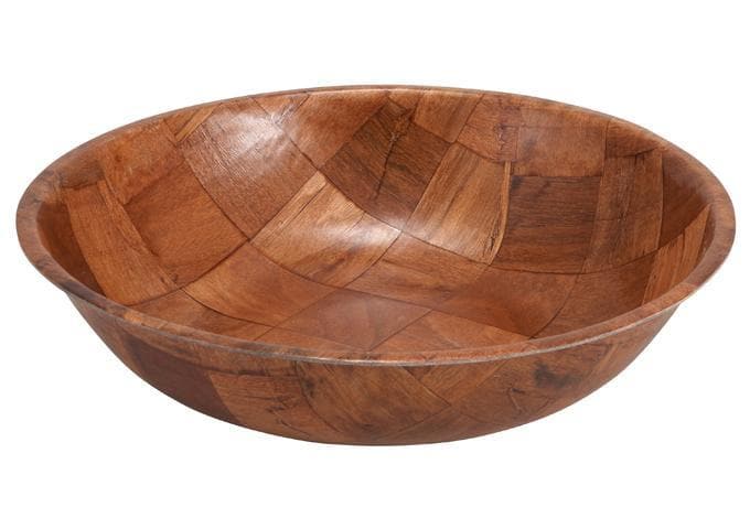 Winco Wooden Salad Bowl - Various Sizes